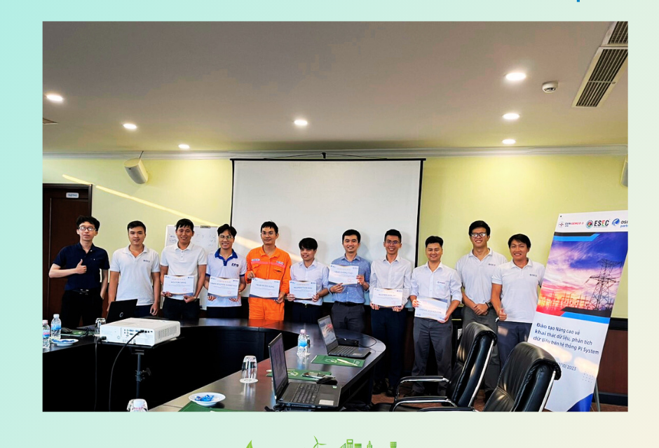 ESEC Tổ Chức “Khóa Đào Tạo Nâng Cao Về Khai Thác Dữ Liệu, Phân Tích Dữ Liệu Trên Hệ Thống Pi System” Cho Công Ty Dịch Vụ Sửa Chữa Các Nhà Máy Điện Evngenco3