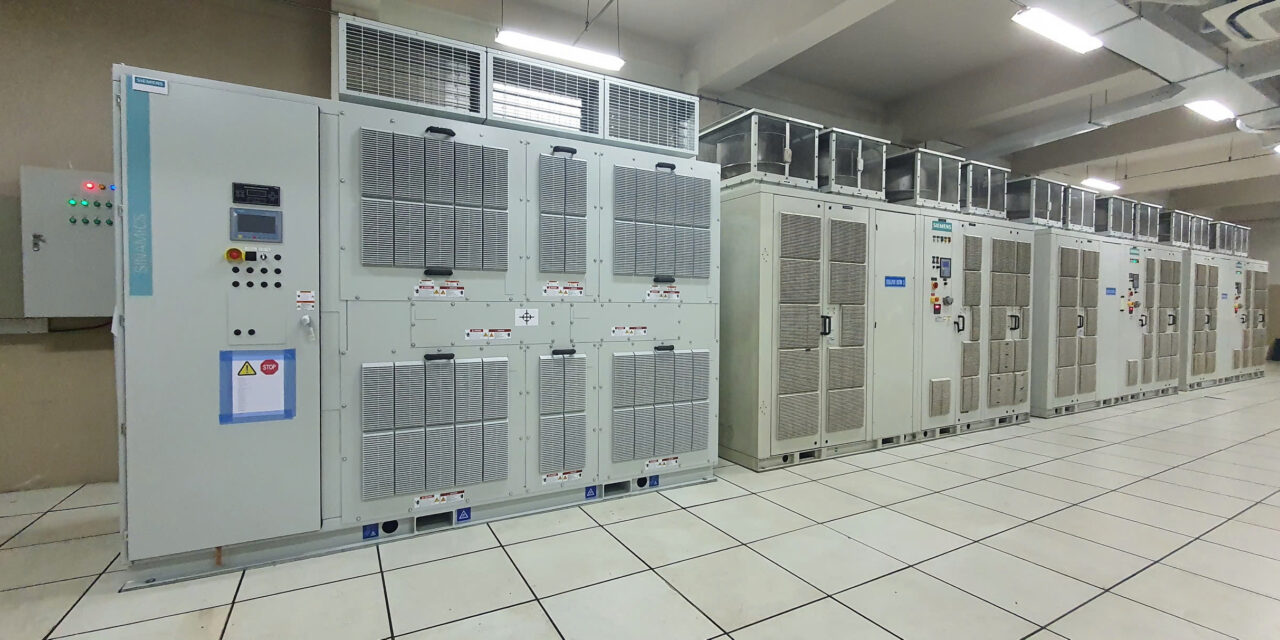 ESEC cung cấp biến tần trung thế Siemens Perfect Harmony GH180 cho Công Ty CP Đầu Tư Và Kinh Doanh Nước Sạch Sài Gòn (SWIC)