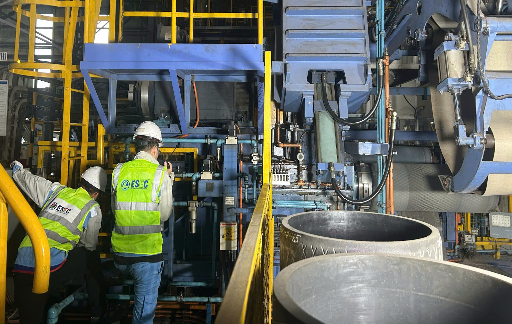 ESEC nâng cấp toàn bộ hệ biến tần dây chuyền mạ thép cho NS BlueScope Việt Nam