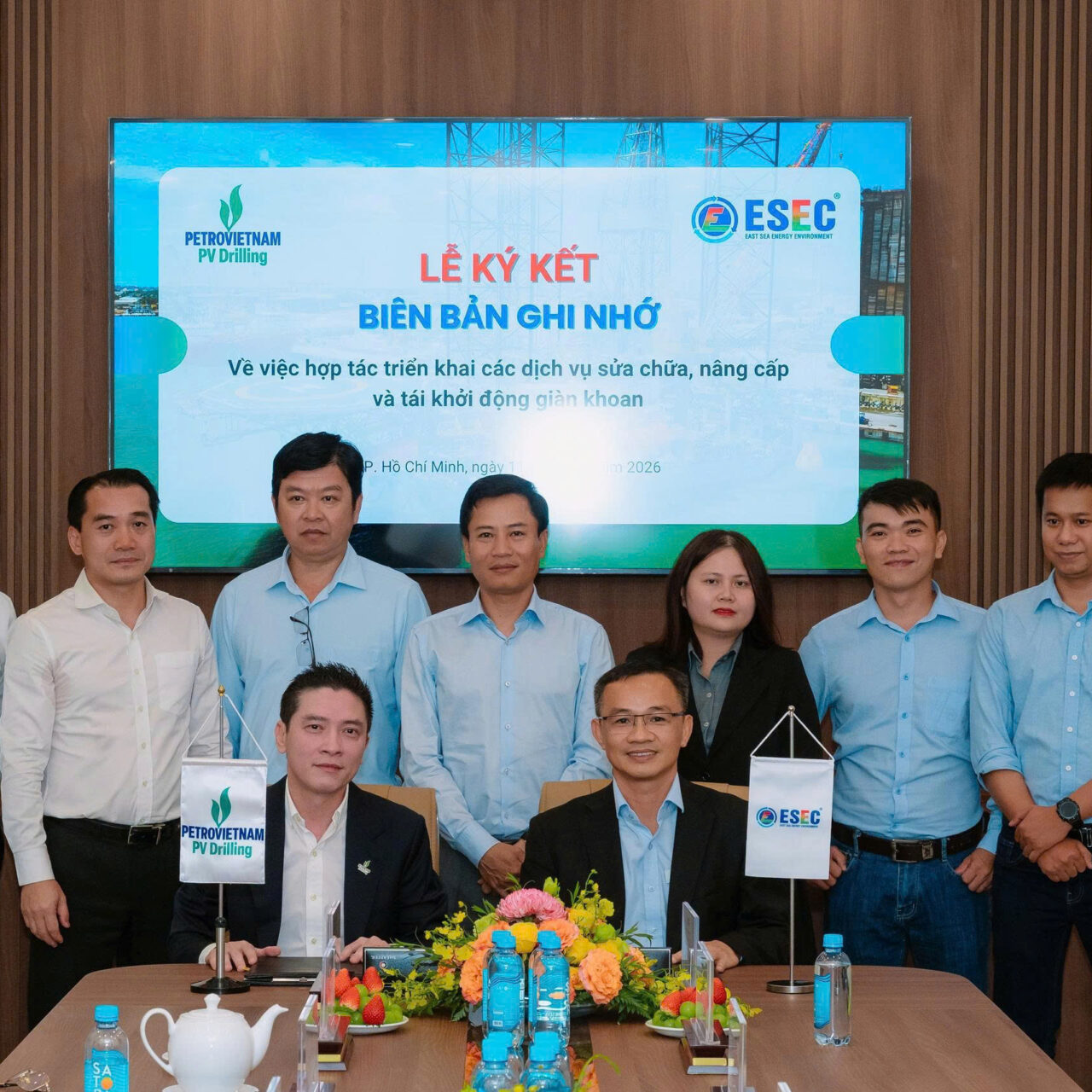ESEC and PVD Drilling Division Sign MOU to Promote Strategic Cooperation in Rig Restart and Upgrade