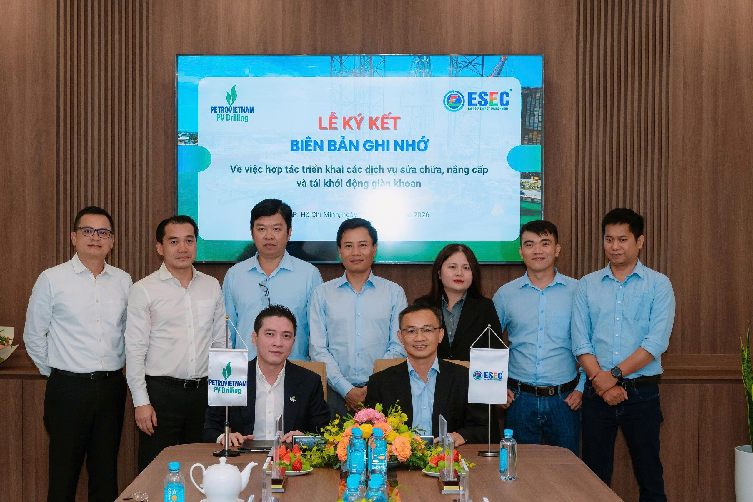 ESEC and PVD Drilling Division Sign MOU to Promote Strategic Cooperation in Rig Restart and Upgrade